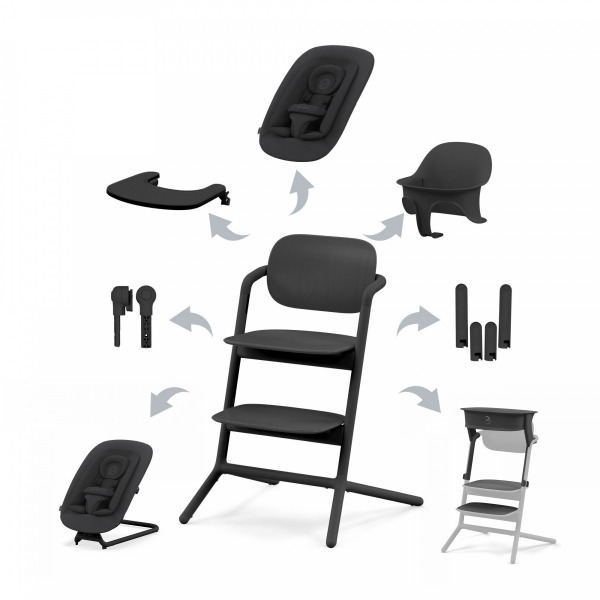 CYBEX Gold Lemo etetszk 6in1 - Stunning Black